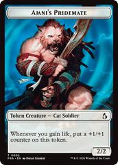 Ajani's Pridemate // Ajani Resolute Double-Sided Token [Reality Fracture Tokens] MTG Single Magic: The Gathering  | Multizone: Comics And Games