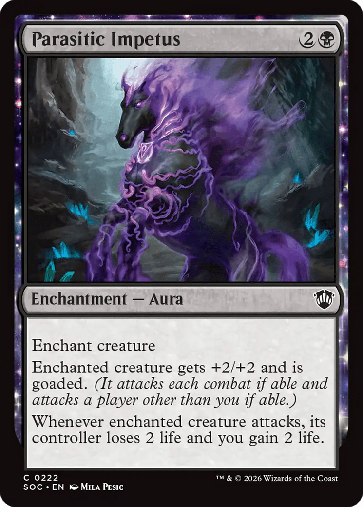 Parasitic Impetus [Secrets of Strixhaven Commander] MTG Single Magic: The Gathering  | Multizone: Comics And Games