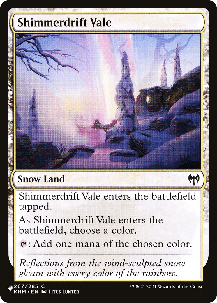 Shimmerdrift Vale [The List] MTG Single Magic: The Gathering  | Multizone: Comics And Games