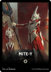 Mite-Y Theme Card [Phyrexia: All Will Be One Tokens] MTG Single Magic: The Gathering  | Multizone: Comics And Games
