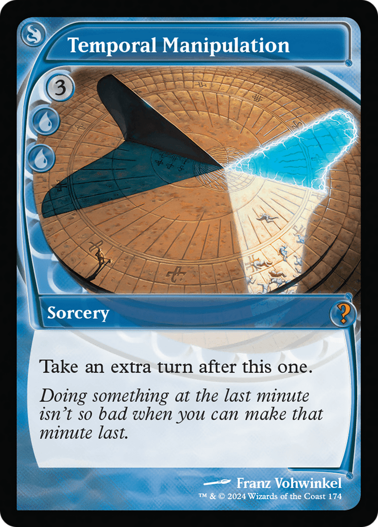 Temporal Manipulation (Future Sight) [Mystery Booster 2] MTG Single Magic: The Gathering  | Multizone: Comics And Games