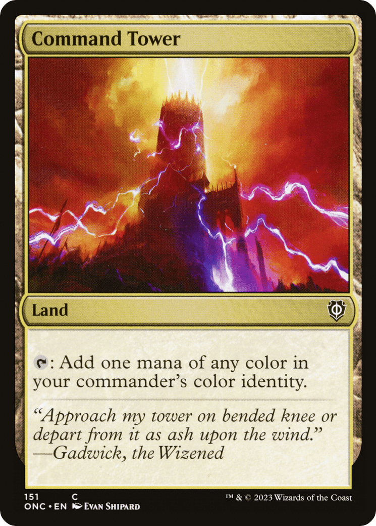 Command Tower [Phyrexia: All Will Be One Commander] MTG Single Magic: The Gathering  | Multizone: Comics And Games