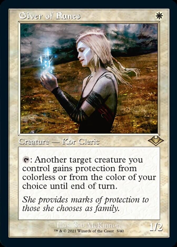 Giver of Runes (Retro) [Modern Horizons] MTG Single Magic: The Gathering  | Multizone: Comics And Games