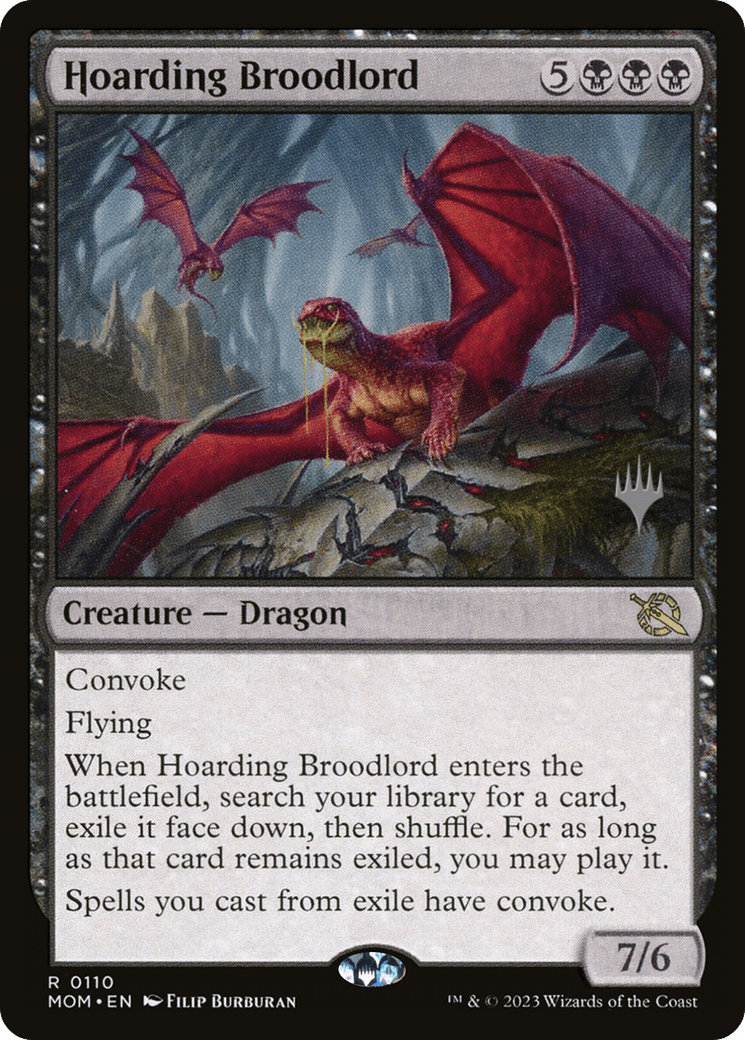 Hoarding Broodlord (Promo Pack) [March of the Machine Promos] MTG Single Magic: The Gathering  | Multizone: Comics And Games