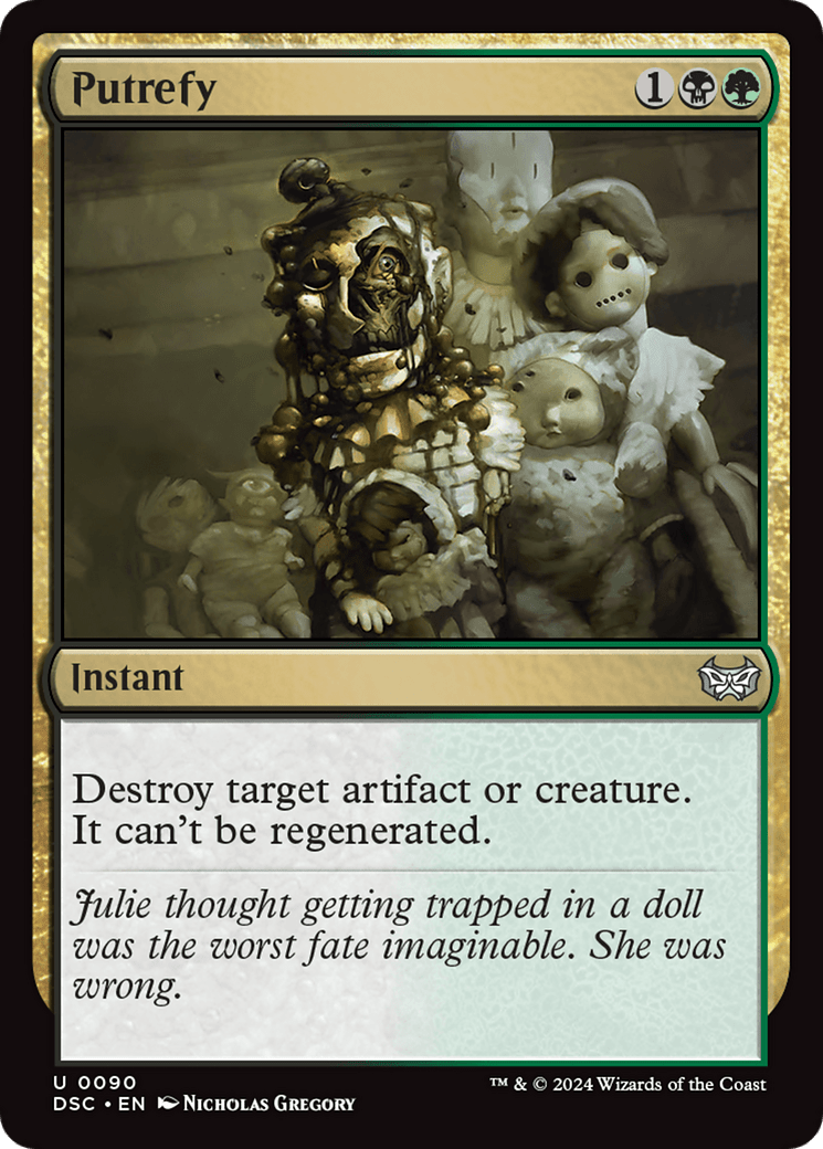 Putrefy [Duskmourn: House of Horror Commander] MTG Single Magic: The Gathering  | Multizone: Comics And Games