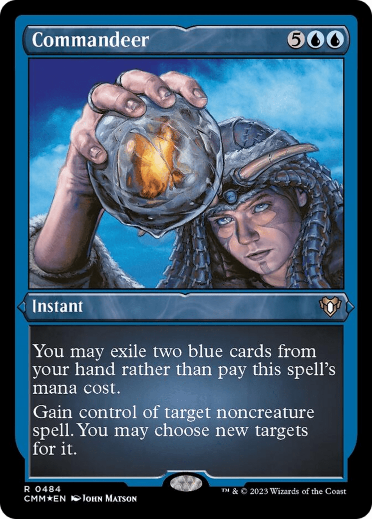 Commandeer (Foil Etched) [Commander Masters] MTG Single Magic: The Gathering  | Multizone: Comics And Games