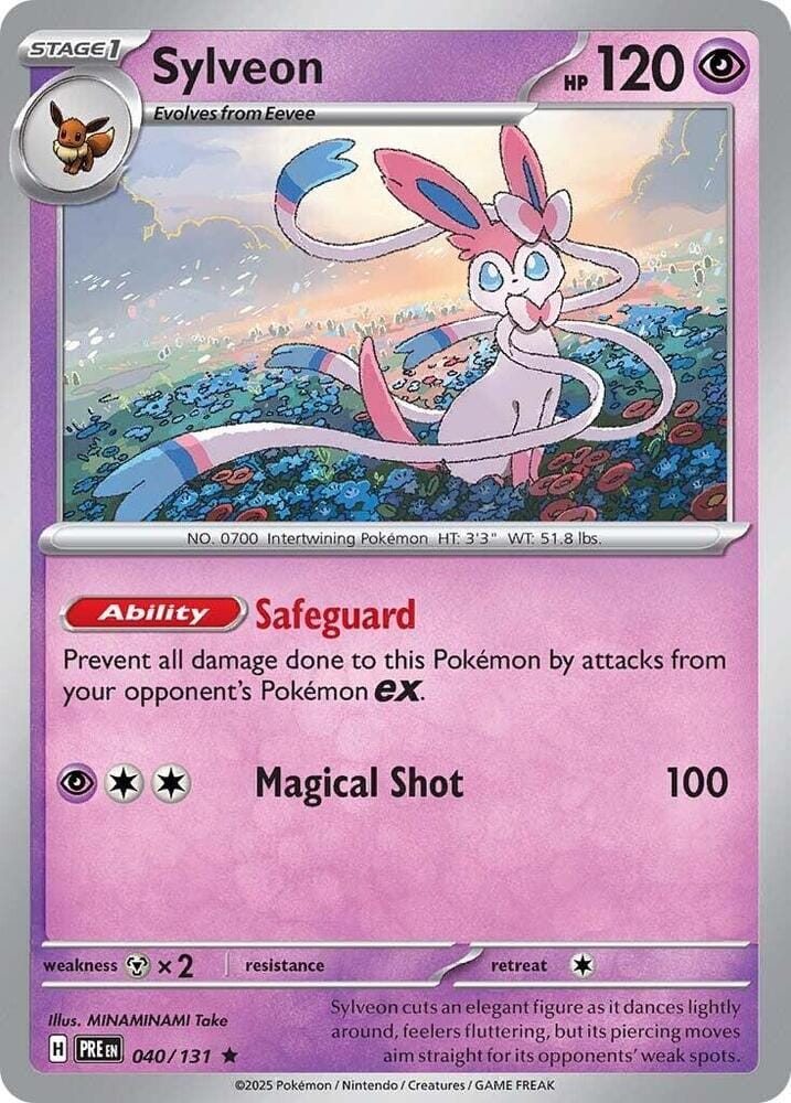Sylveon (040/131) [Scarlet & Violet: Prismatic Evolutions] Pokemon Single Pokémon  | Multizone: Comics And Games
