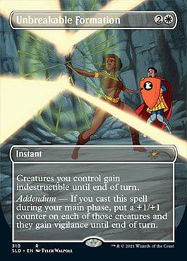 Unbreakable Formation (Borderless) [Secret Lair Drop Series] MTG Single Magic: The Gathering  | Multizone: Comics And Games