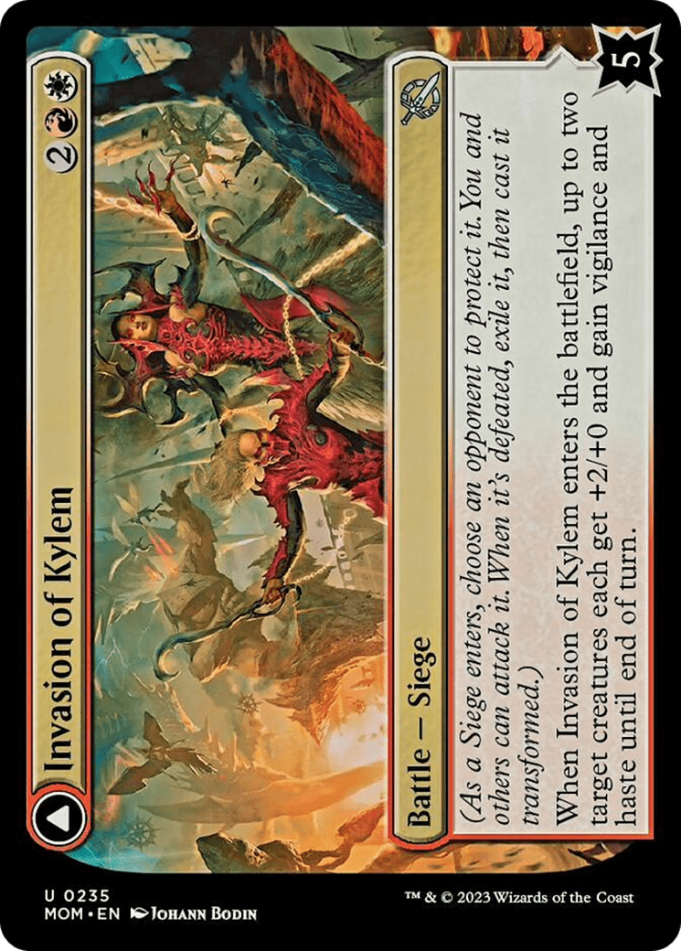 Invasion of Kylem // Valor's Reach Tag Team [March of the Machine] MTG Single Magic: The Gathering  | Multizone: Comics And Games