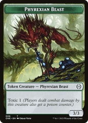 Phyrexian Goblin // Phyrexian Beast Double-Sided Token [Phyrexia: All Will Be One Tokens] MTG Single Magic: The Gathering  | Multizone: Comics And Games