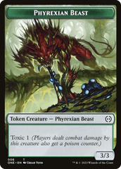 Phyrexian Beast Token [Phyrexia: All Will Be One Tokens] MTG Single Magic: The Gathering  | Multizone: Comics And Games
