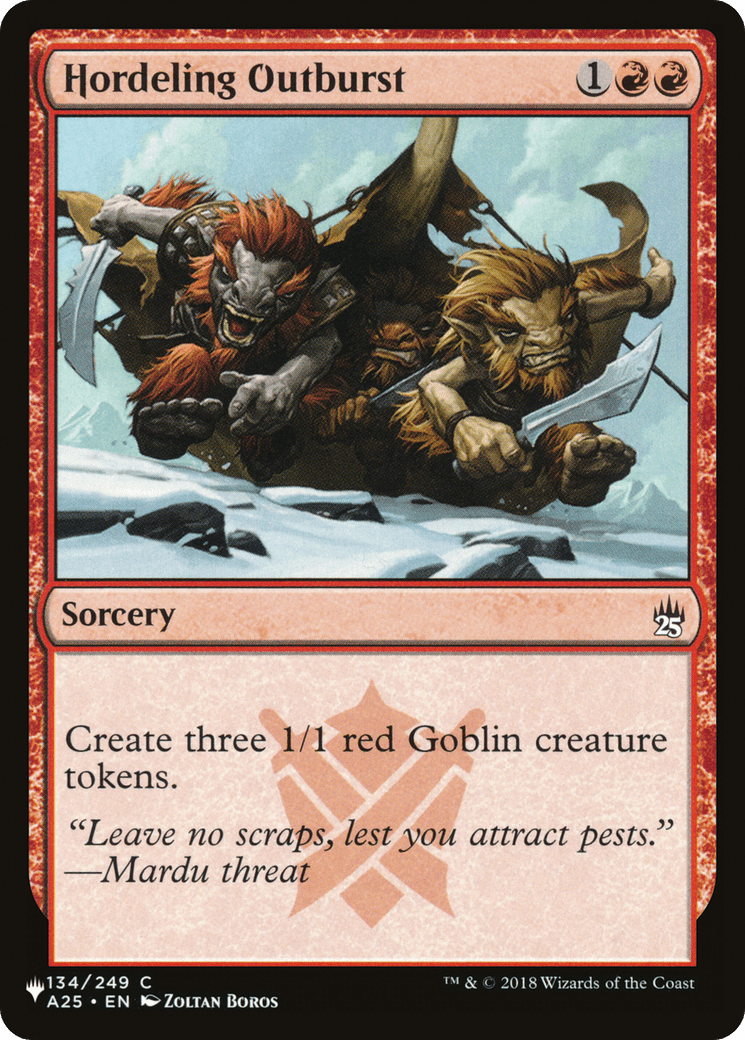 Hordeling Outburst [The List] MTG Single Magic: The Gathering  | Multizone: Comics And Games