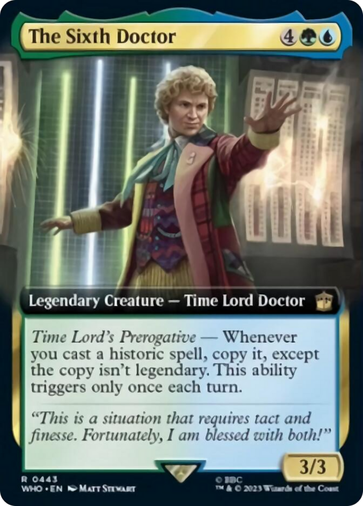 The Sixth Doctor (Extended Art) [Doctor Who] | Multizone: Comics And Games