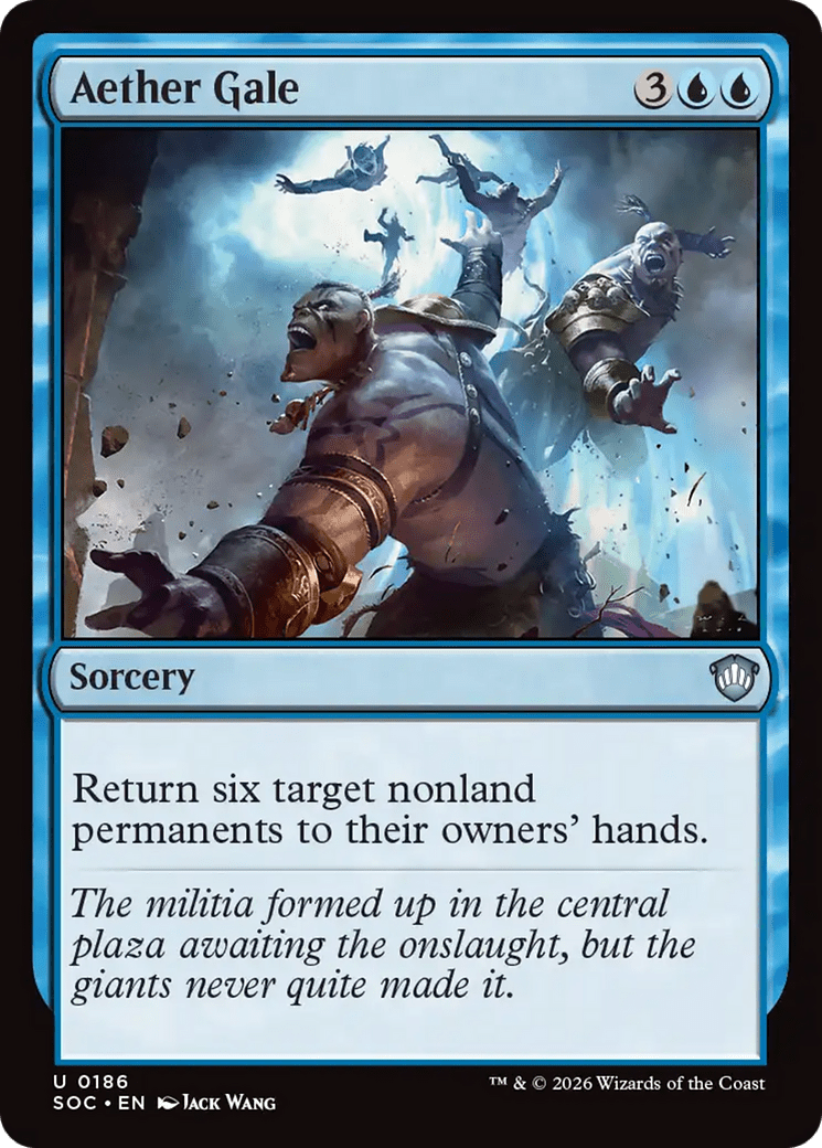 Aether Gale [Secrets of Strixhaven Commander] MTG Single Magic: The Gathering  | Multizone: Comics And Games
