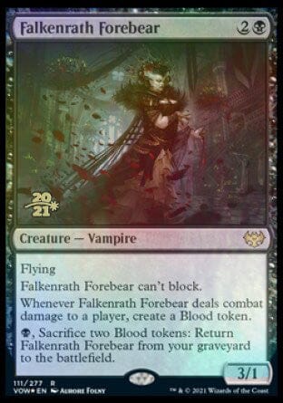 Falkenrath Forebear [Innistrad: Crimson Vow Prerelease Promos] MTG Single Magic: The Gathering  | Multizone: Comics And Games