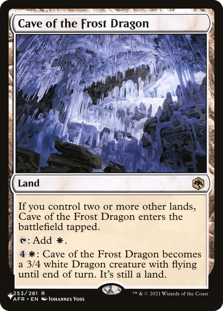 Cave of the Frost Dragon [The List] MTG Single Magic: The Gathering  | Multizone: Comics And Games