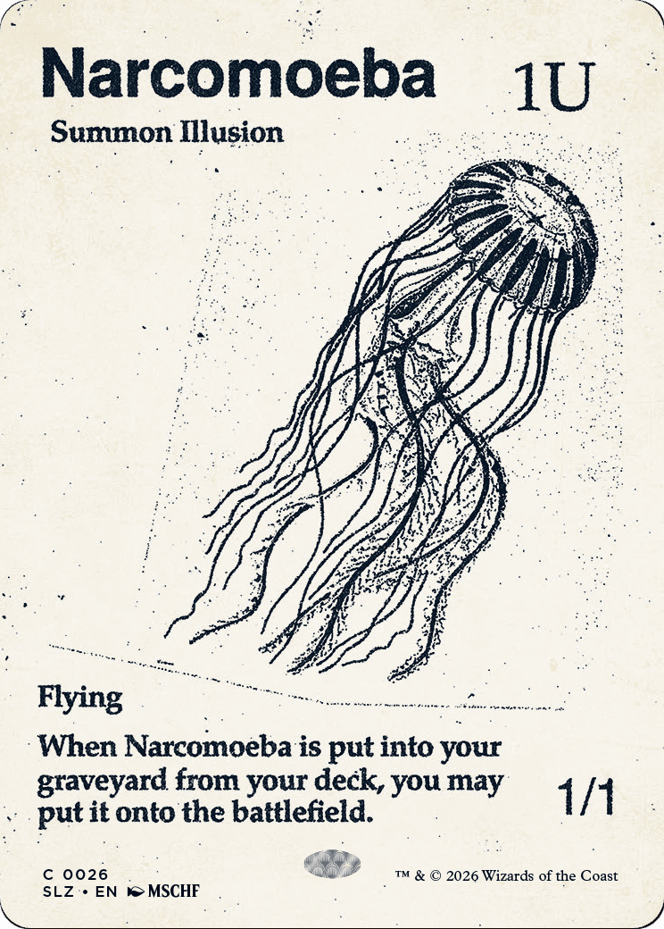 Narcomoeba (0026) [Secret Lair x MSCHF: The Zeta Set] MTG Single Magic: The Gathering  | Multizone: Comics And Games