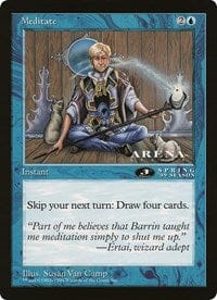 Meditate (Oversized) [Oversize Cards] MTG Single Magic: The Gathering  | Multizone: Comics And Games