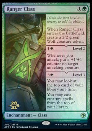 Ranger Class [Dungeons & Dragons: Adventures in the Forgotten Realms Prerelease Promos] MTG Single Magic: The Gathering  | Multizone: Comics And Games