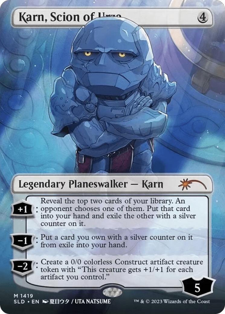 Karn, Scion of Urza (Rainbow Foil) [Secret Lair Drop Series] MTG Single Magic: The Gathering  | Multizone: Comics And Games