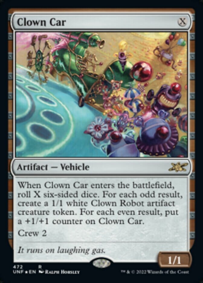 Clown Car (Galaxy Foil) [Unfinity] MTG Single Magic: The Gathering  | Multizone: Comics And Games