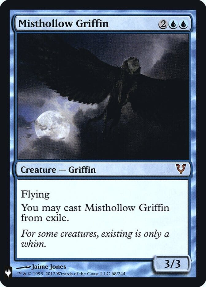 Misthollow Griffin [Mystery Booster] MTG Single Magic: The Gathering  | Multizone: Comics And Games