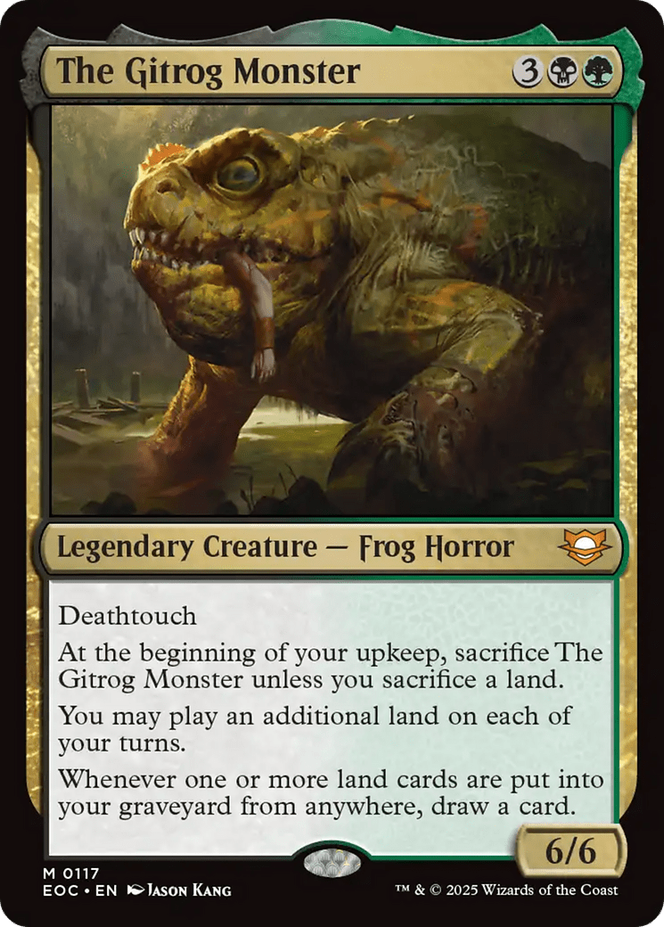 The Gitrog Monster [Edge of Eternities Commander] MTG Single Magic: The Gathering  | Multizone: Comics And Games