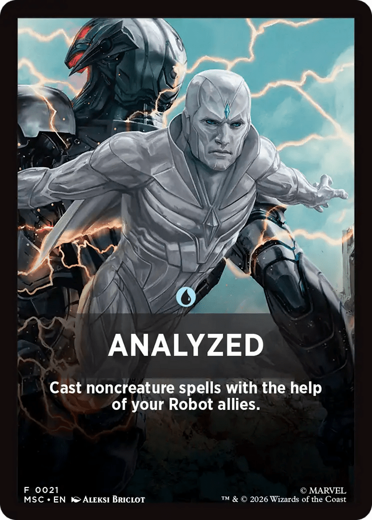 Analyzed Theme Card [Marvel Super Heroes Commander] MTG Single Magic: The Gathering  | Multizone: Comics And Games