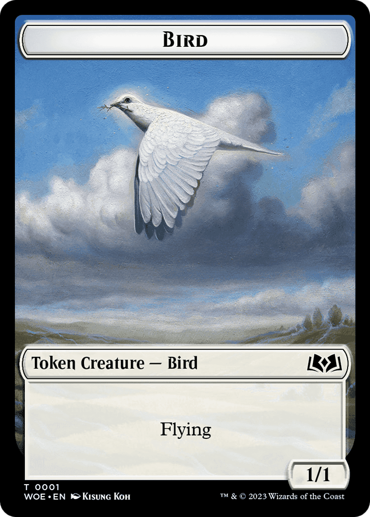 Bird // Food (0010) Double-Sided Token [Wilds of Eldraine Tokens] MTG Single Magic: The Gathering  | Multizone: Comics And Games