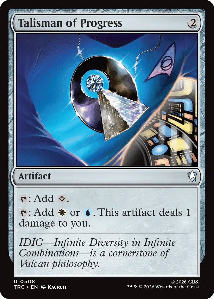 Talisman of Progress [Star Trek Commander] MTG Single Magic: The Gathering  | Multizone: Comics And Games