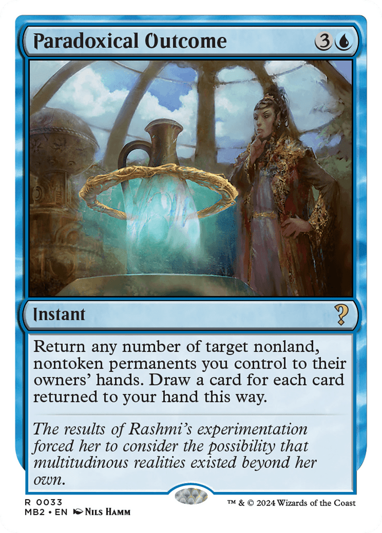 Paradoxical Outcome (White Border) [Mystery Booster 2] MTG Single Magic: The Gathering  | Multizone: Comics And Games