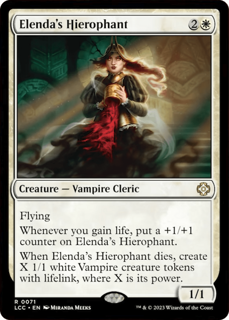 Elenda's Hierophant [The Lost Caverns of Ixalan Commander] MTG Single Magic: The Gathering  | Multizone: Comics And Games