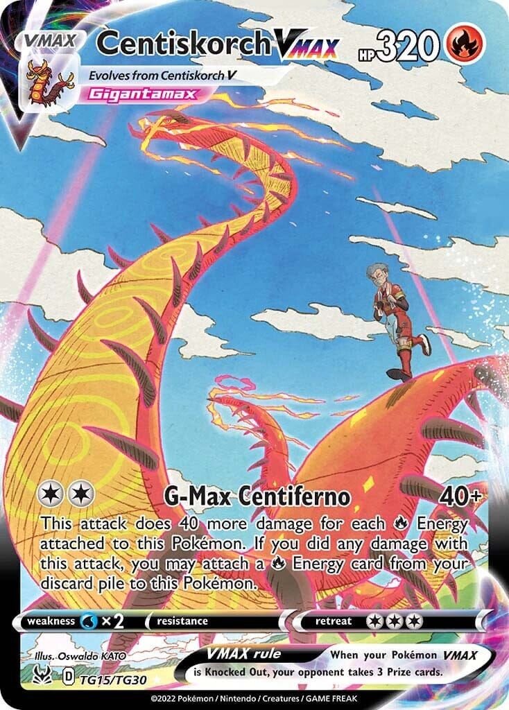 Centiskorch VMAX (TG15/TG30) [Sword & Shield: Lost Origin] Pokemon Single Pokémon  | Multizone: Comics And Games