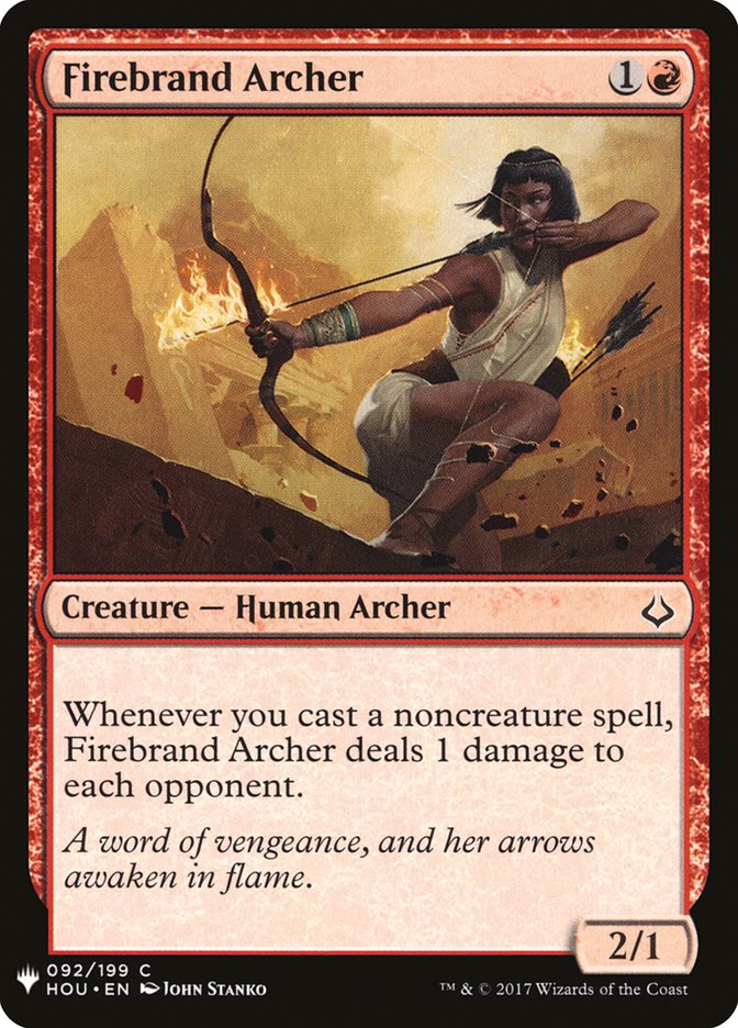 Firebrand Archer [Mystery Booster] MTG Single Magic: The Gathering  | Multizone: Comics And Games