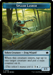 Rabbit // Splash Lasher Double-Sided Token [Bloomburrow Tokens] MTG Single Magic: The Gathering  | Multizone: Comics And Games
