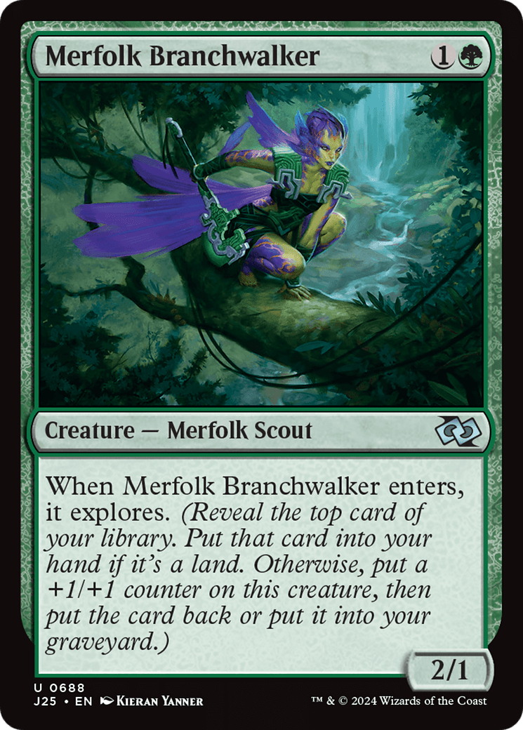 Merfolk Branchwalker [Foundations Jumpstart] MTG Single Magic: The Gathering  | Multizone: Comics And Games