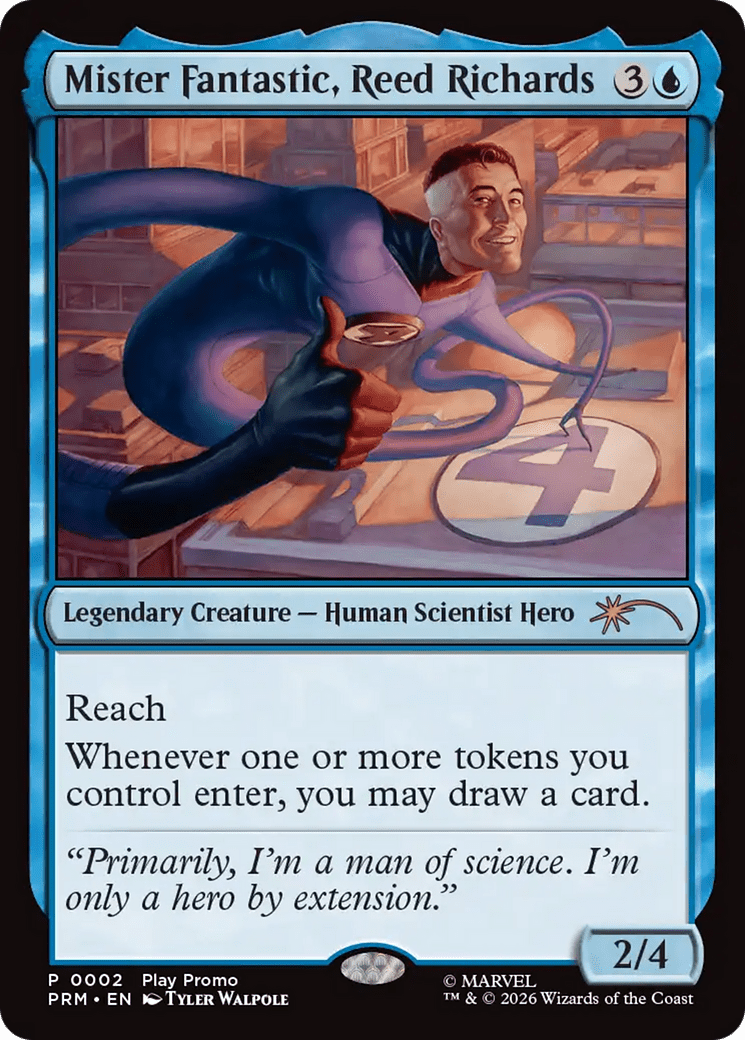 Mister Fantastic, Reed Richards [Standard Showdown Promos] MTG Single Magic: The Gathering  | Multizone: Comics And Games