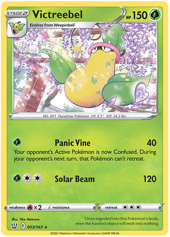 Victreebel (003/163) [Sword & Shield: Battle Styles] Pokemon Single Pokémon  | Multizone: Comics And Games