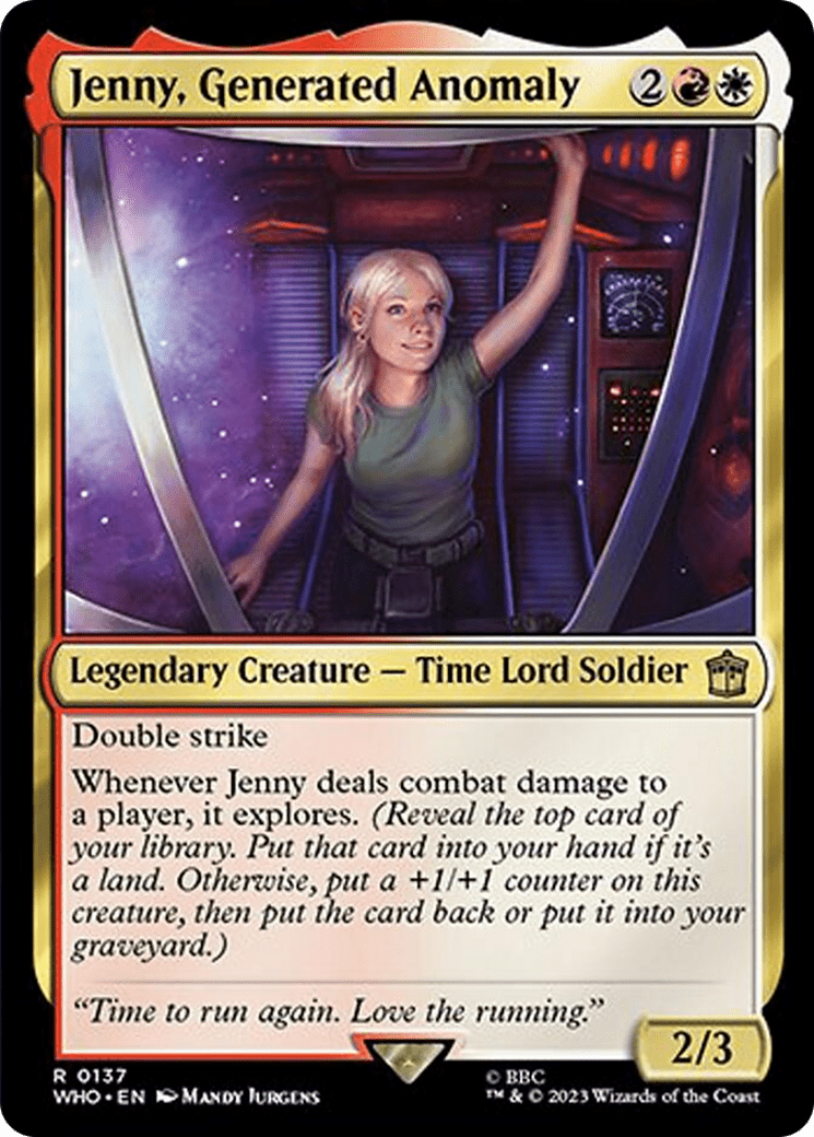 Jenny, Generated Anomaly [Doctor Who] MTG Single Magic: The Gathering  | Multizone: Comics And Games