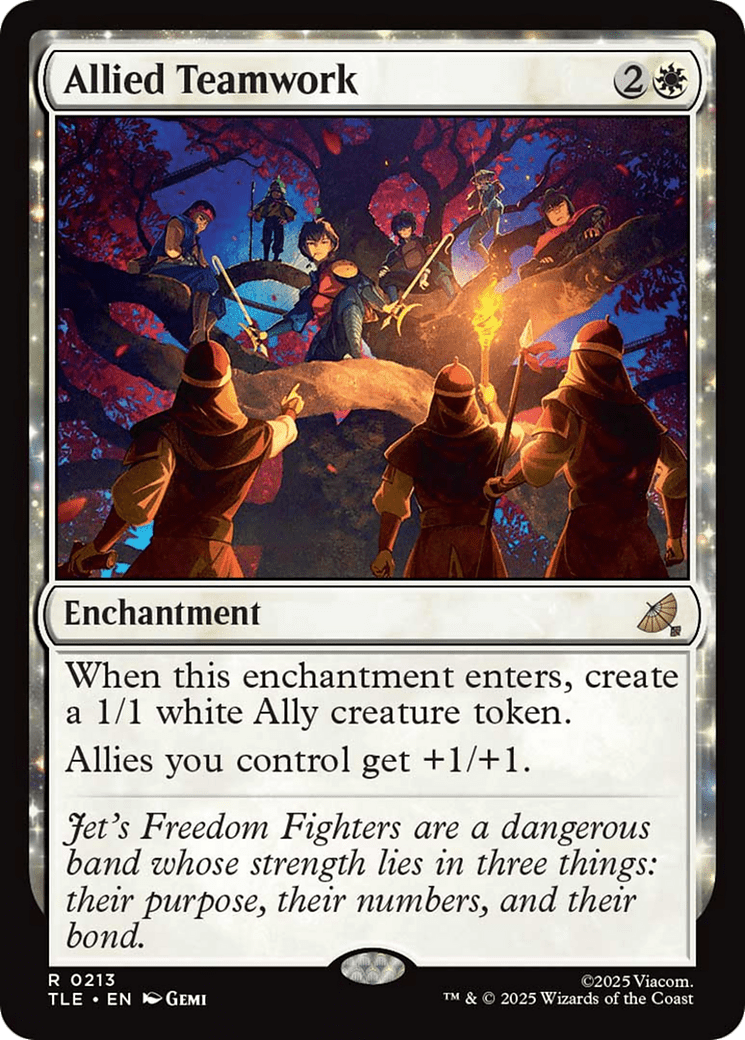 Allied Teamwork [Avatar: The Last Airbender: Eternal-Legal] MTG Single Magic: The Gathering  | Multizone: Comics And Games