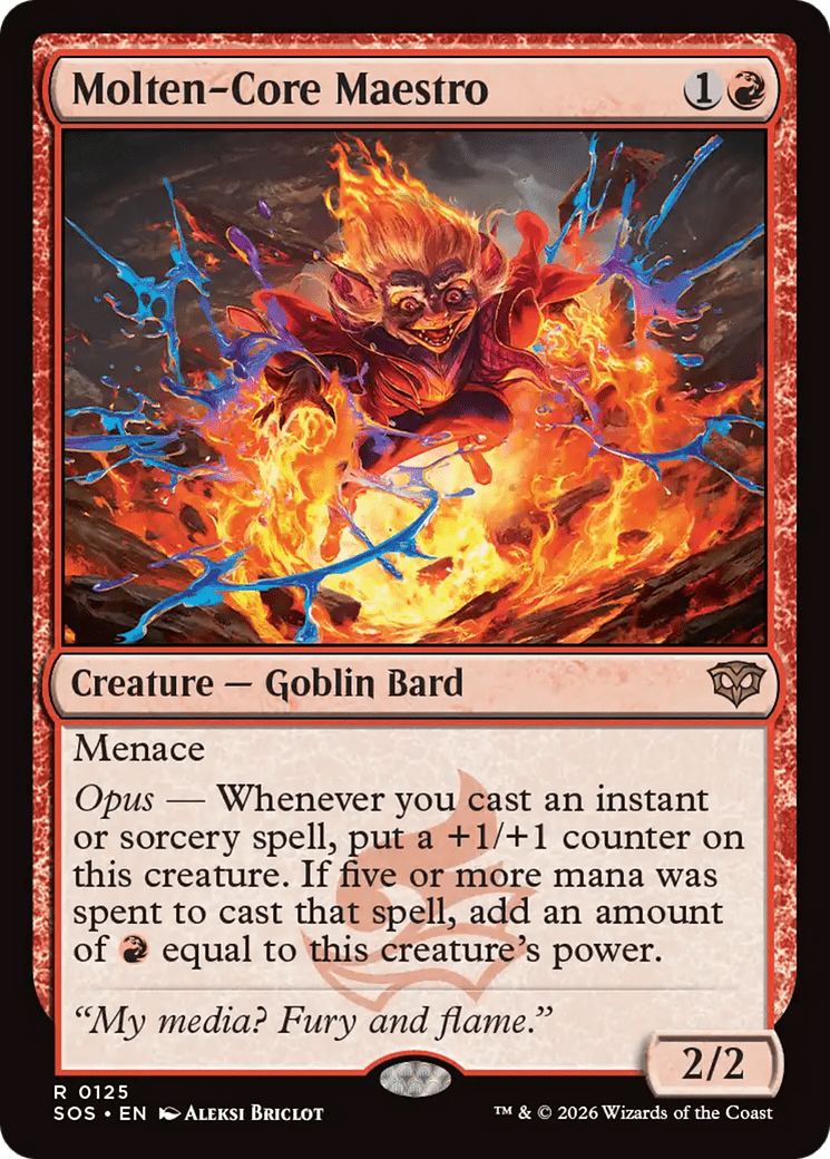 Molten-Core Maestro [Secrets of Strixhaven] MTG Single Magic: The Gathering  | Multizone: Comics And Games