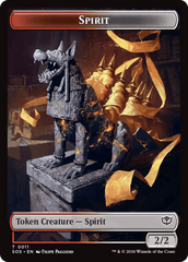 Inkling (0007) // Spirit (0011) Double-Sided Token [Secrets of Strixhaven Tokens] MTG Single Magic: The Gathering  | Multizone: Comics And Games