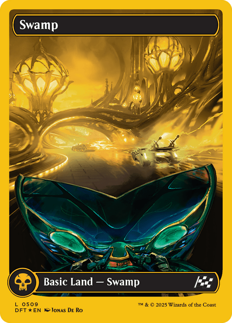 Swamp (0509) (First-Place Foil) [Aetherdrift] MTG Single Magic: The Gathering  | Multizone: Comics And Games