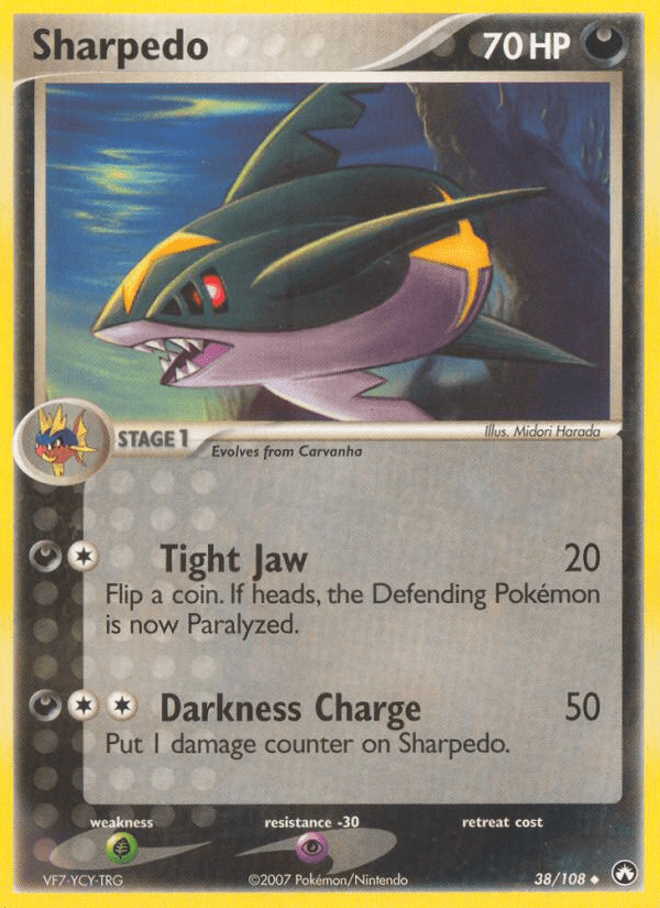 Sharpedo (38/108) [EX: Power Keepers] Pokemon Single Pokémon  | Multizone: Comics And Games