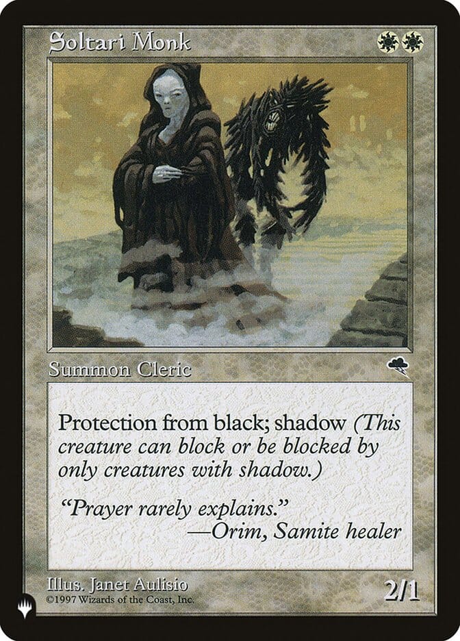 Soltari Monk [The List] MTG Single Magic: The Gathering  | Multizone: Comics And Games