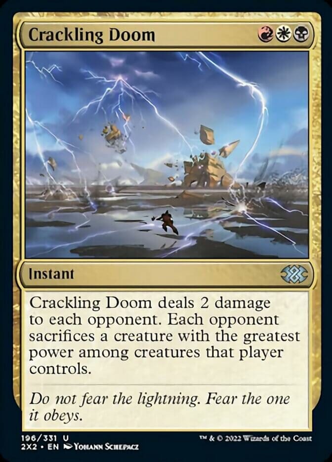 Crackling Doom [Double Masters 2022] MTG Single Magic: The Gathering  | Multizone: Comics And Games