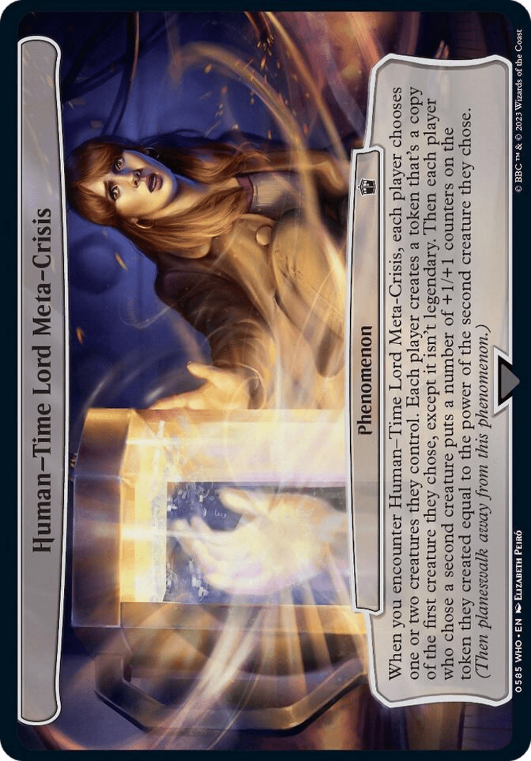 Human-Time Lord Meta-Crisis [Doctor Who] MTG Single Magic: The Gathering  | Multizone: Comics And Games