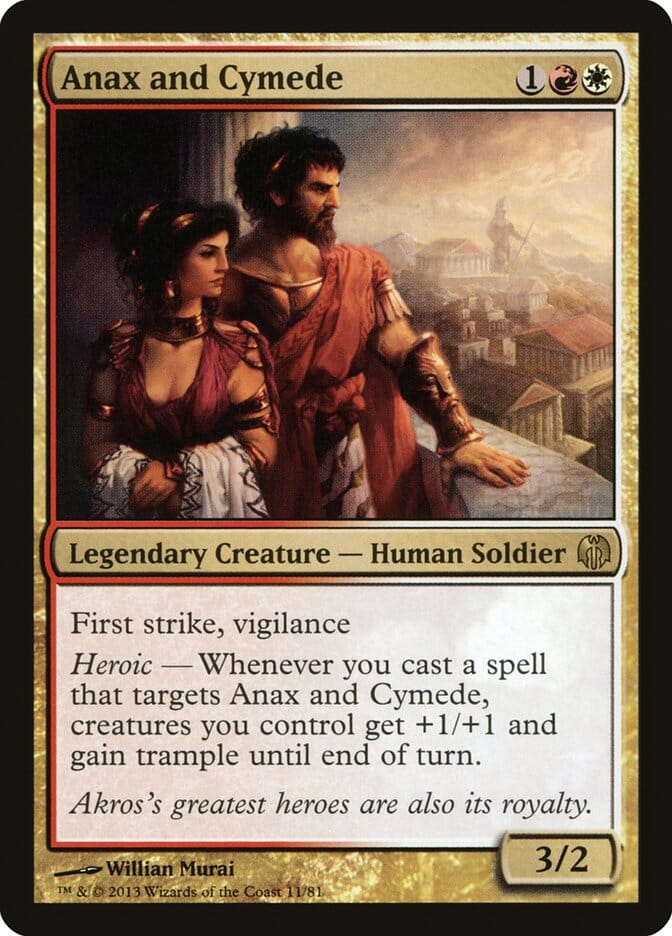 Anax and Cymede [Duel Decks: Heroes vs. Monsters] MTG Single Magic: The Gathering  | Multizone: Comics And Games