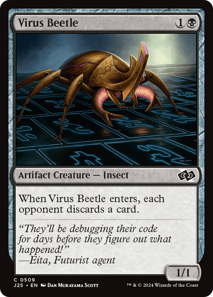 Virus Beetle [Foundations Jumpstart] MTG Single Magic: The Gathering  | Multizone: Comics And Games
