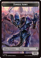 Rogue // Zombie Army Double-Sided Token [Reality Fracture Commander Tokens] | Multizone: Comics And Games